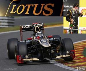 yapboz Kimi Räikkönen - Lotus - Grand Prix of Belçika 2012, 3 ° sınıflandırılmış